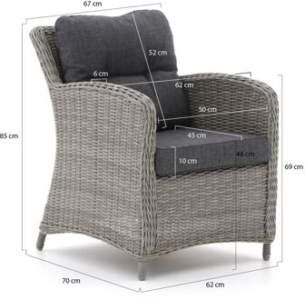 Intenso Leone lounge tuinstoel - Laagste prijsgarantie! Grijs