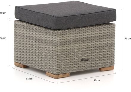 Intenso Mazzano lounge voetenbank - Laagste prijsgarantie! Grijs