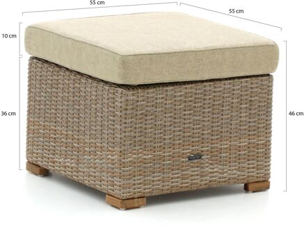 Intenso Mazzano lounge voetenbank - Laagste prijsgarantie! Taupe