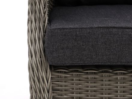 Intenso Milano stoel-bank loungeset 5-zits 4-delig - Laagste prijsgarantie! Grijs