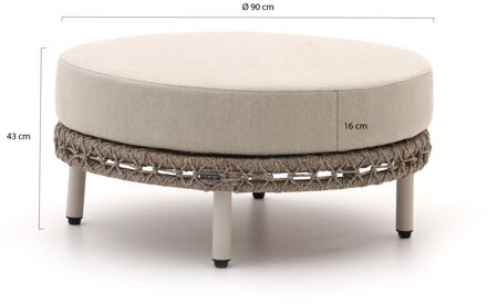 Intenso Nusco lounge voetenbank - Laagste prijsgarantie! Taupe