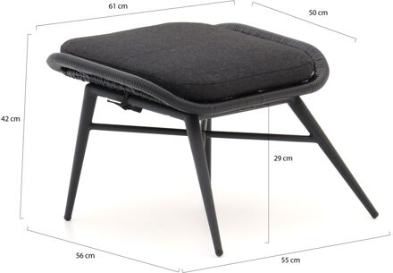 Intenso Rovello lounge voetenbank - Laagste prijsgarantie! Grijs