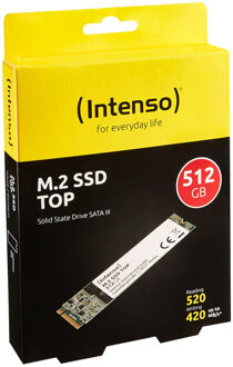 Intenso Top Performance M.2 512GB Interne SSD Groen