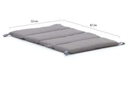 Intenso tuinkussen t.b.v. Napoli lounge voetenbank - Laagste prijsgarantie! Grijs