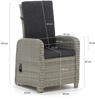 Intenso Umbria/ROUGH-X 240cm dining tuinset 7-delig verstelbaar - Laagste prijsgarantie! Bruin