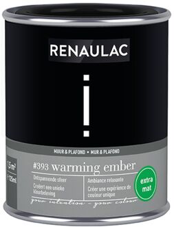 Intention Muurverf - Extra Mat - Warming Ember - 125ml