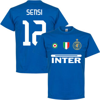Inter Milan Sensi 12 Team T-Shirt - Blauw - XXXL