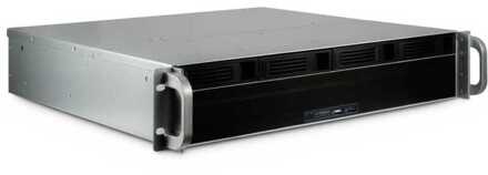 Inter Tech Inter-Tech IPC 2U-2404S Rack Zwart, Zilver