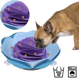 Interactieve Hond Speelgoed Ronde Huisdier Snuiven Pad Wasbare Training Deken Voeden Mat Piecing Multi-color Hond Speelgoed