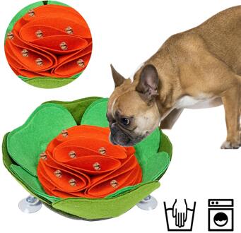 Interactieve Hond Speelgoed Ronde Huisdier Snuiven Pad Wasbare Training Deken Voeden Mat Piecing Multi-color Hond Speelgoed