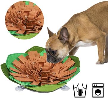 Interactieve Hond Speelgoed Ronde Huisdier Snuiven Pad Wasbare Training Deken Voeden Mat Piecing Multi-color Hond Speelgoed