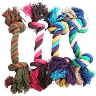 Interactieve Pet Chew Knot Toy Dierbenodigdheden Puppy Hond Tug-Of-War Touwen Katoen Gevlochten Bone Touw Schoon molaire Wasbare Veiligheid Speelgoed
