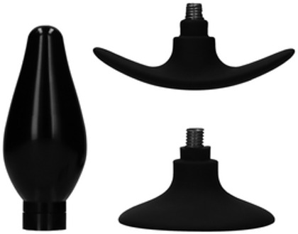 Interchangeable Butt Plug Set - Rounded - Large