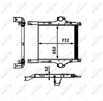 Intercooler, inlaatluchtkoeler 30452