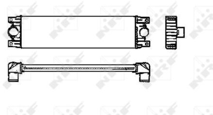 Intercooler, inlaatluchtkoeler 30837