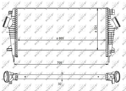 Intercooler, inlaatluchtkoeler 30917
