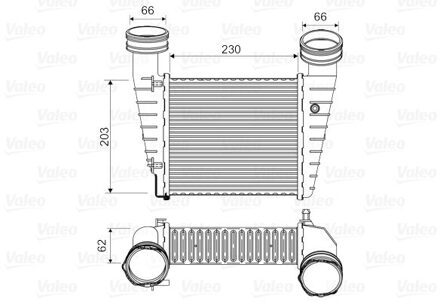 Intercooler, inlaatluchtkoeler 817938