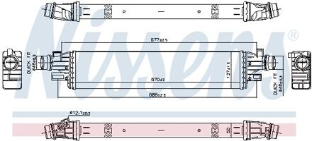 Intercooler, inlaatluchtkoeler 961319