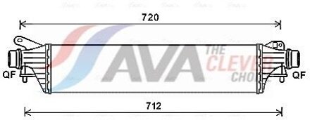 Intercooler, inlaatluchtkoeler OL4661