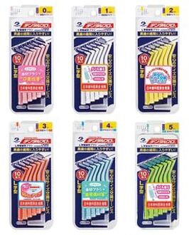 Interdental Brush L Shape 0SSSS - 10 pcs