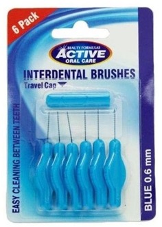 Interdental Cleaners For Interdental Spaces 0.60mm 6 Pcs