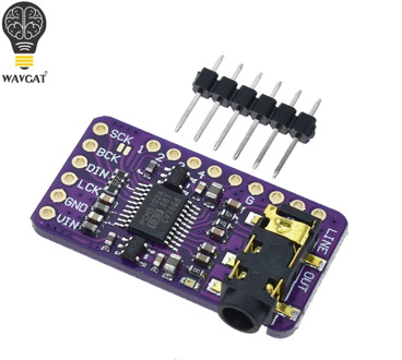 Interface I2S PCM5102A DAC Decoder GY-PCM5102 I2S Player Module For Raspberry Pi pHAT Format Board Digital PCM5102 Audio Board