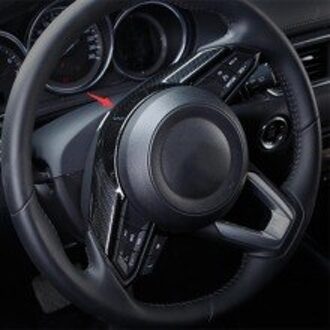 Interieur Stuurwiel Trim Moulding Stijl CX-5 Carbon Decal Voor Mazda Frame -18