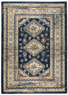 Interieur05 Vintage Vloerkleed Aila Blauw - 190 x 280 cm