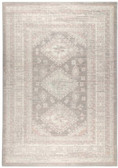 Interieur05 Vintage Vloerkleed Aila Grijs|Roze - 190 x 280 cm