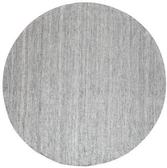 Interieur05 Vloerkleed Gerecycled Materiaal Rond Ciro Grijs/Antraciet-220 Ø - (L)