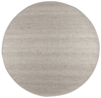 Interieur05 Wollen Vloerkleed Rond Lichtgrijs Vik 240cm (XL)