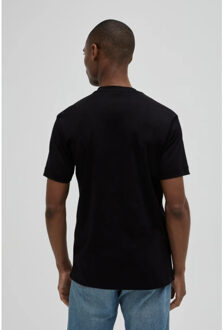 Interlock supima t-shirt Zwart - L