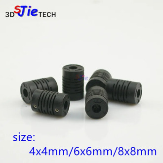 Internal diameter 4mm 6mm 8mm Coupler coupling encoder nylon plastic elastic coupling motor coupling