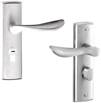 Internal Door Handle Set Lever Door Handle Locks Lockset Bedroom Privacy Dual Latch With 3 Keys #1