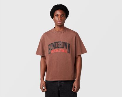 International Ringer T-Shirt, bruin - M