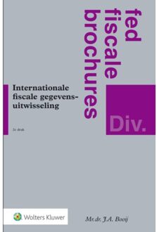 Internationale fiscale gegevensuitwisseling - Boek J.A. Booij (9013121691)