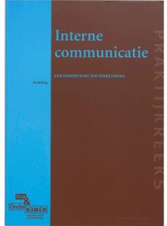 Interne communicatie - Boek E. Buiting (9031328669)