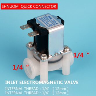 Interne Draad 1/4 "DC24V Magneetventiel Universele Ro Waterzuiveraar FCD-A Inlaat Water Elektromagnetische Normaal Gesloten Type