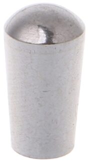 Interne Draad 3.5 Mm Messing Elektrische Gitaar Tuimelschakelaars Knoppen Tip Cap Knop zilver