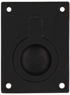 Intersteel Luikring Rechthoekig 50x39mm Zwart