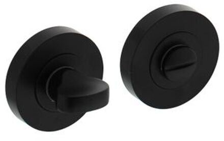 Intersteel Rozet met toilet-/badkamersluiting 53x8mm mat zwart