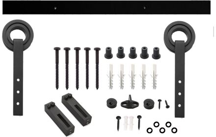 Intersteel Schuifdeursysteem Modern mat zwart