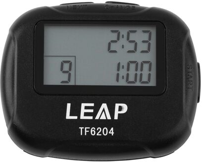 Interval Timer Sport Crossfit Boksen Yoga Segment Stopwatch TF6204 Zwart Interval Elektronika Timer Chronograaf