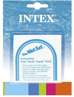 Intex 12x Opblaas artikelen reparatie plakkers - opblaasspeelgoed Multikleur