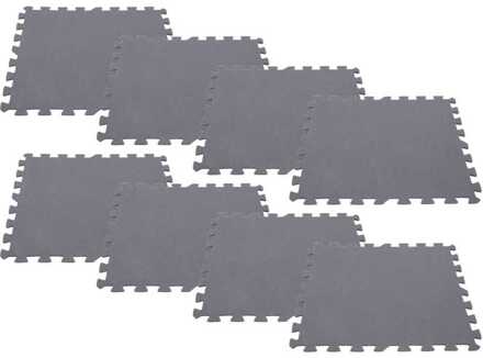 Intex 29084 Krystal Clear Zwembadtegels 8 Stuks Grijs