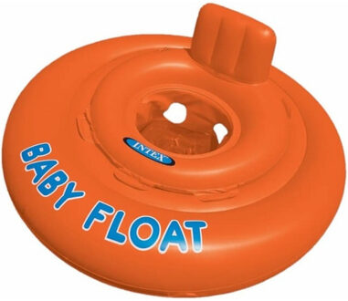 Intex Baby zwemband - oranje - met zitje - 76 cm
