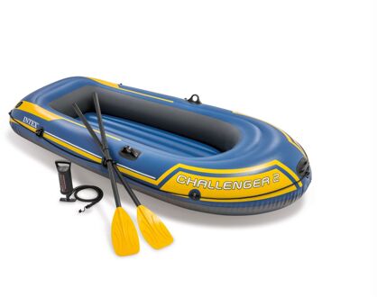 Intex Challenger 2 opblaasboot Geel