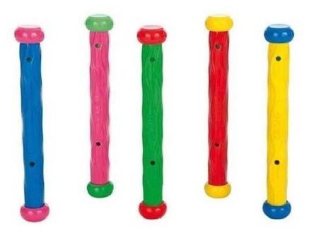 Intex Duikstokjes - 5x - Gekleurd - Kunststof - Duikspeelgoed voor Zwembad