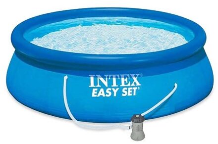 Intex Easy Set Ø 396x84 cm met filterpomp Blauw