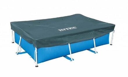 Intex Frame Pool afdekhoes voor zwembad - 300 x 200 cm Blauw